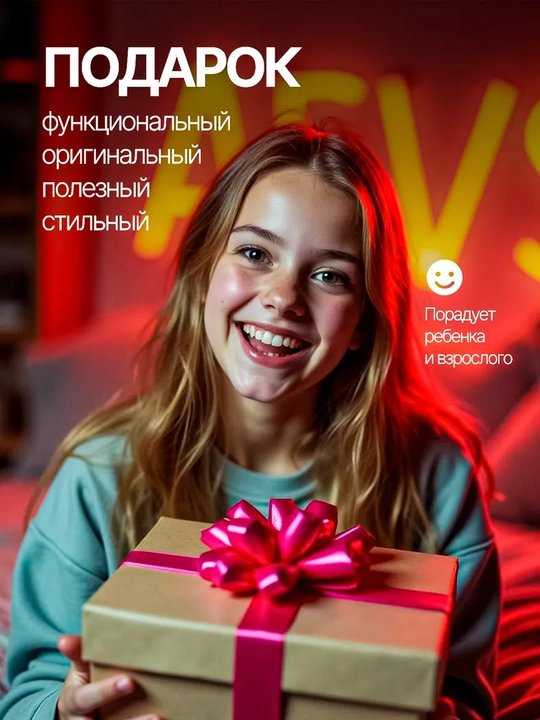 Karaoke Bluetooth kolonkasi, simsiz, bitta mikrofonli, bolalar uchun, 6W