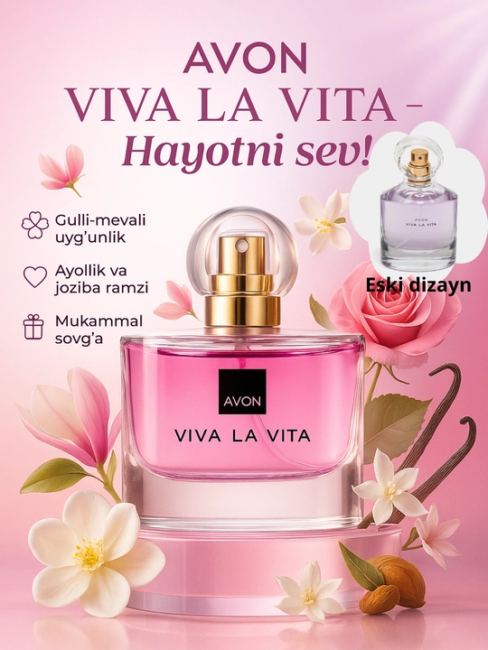 Женская парфюмированная вода Viva La Vita Eau de parfum, 45 мл - 