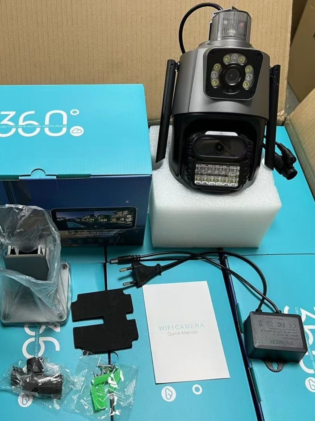 Камера видеонаблюдения, уличная, сим карта 4g, водонепроницаемая, V380 PRO