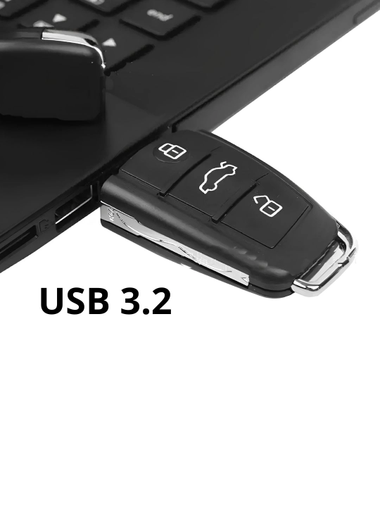 Флешка USB 3.2 32 ГБ, 64 ГБ,128 ГБ, в виде пульта, быстрый накопитель для ПК и авто