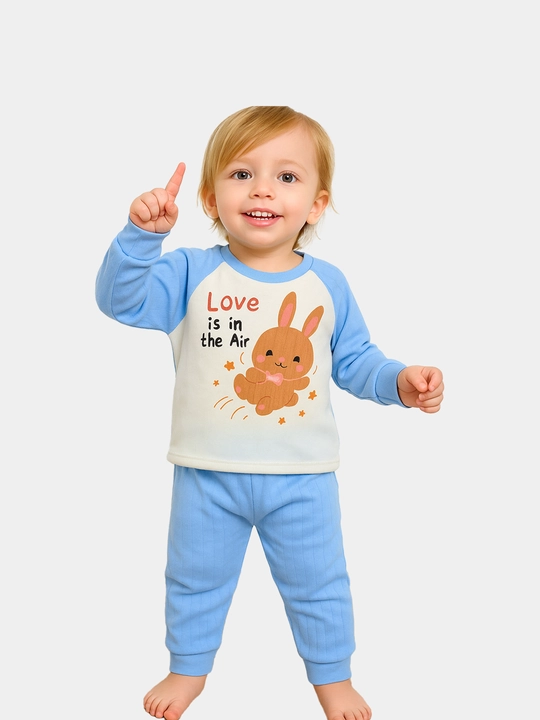 Yumshoq qishki quyonchali pijama bolajonlar uchun Issiqlik va qulaylik kechas ham