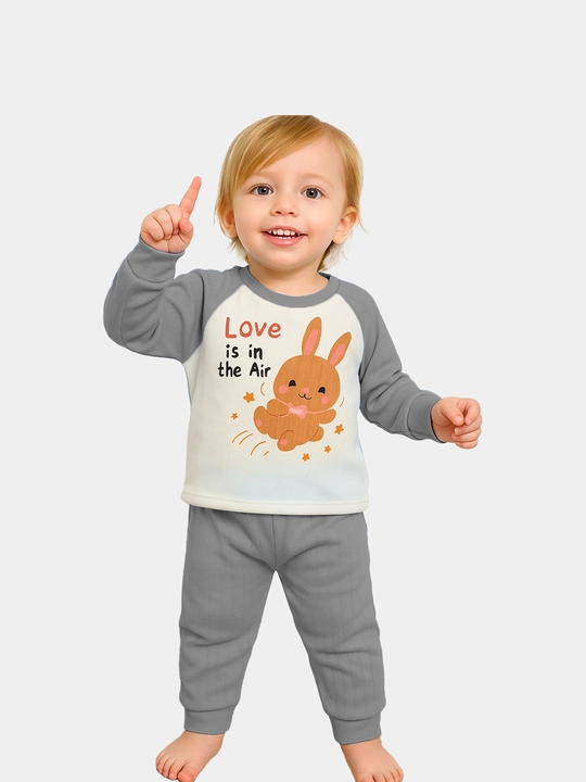 Yumshoq qishki quyonchali pijama bolajonlar uchun Issiqlik va qulaylik kechas ham
