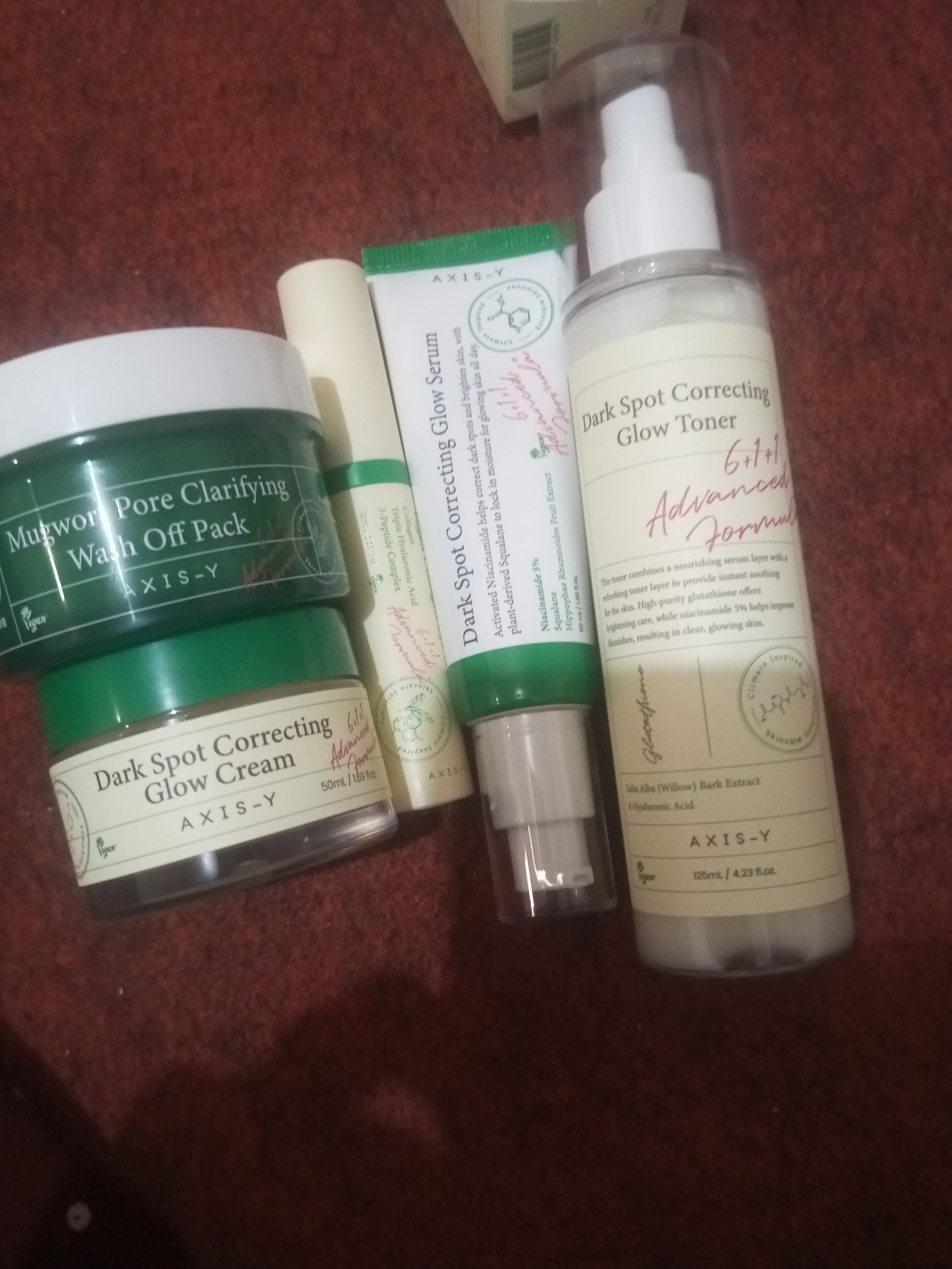 Aknedan keyingi tuzatuvchi jel kremi AXIS-y Dark spot Correcting Glow Cream, 50 ml