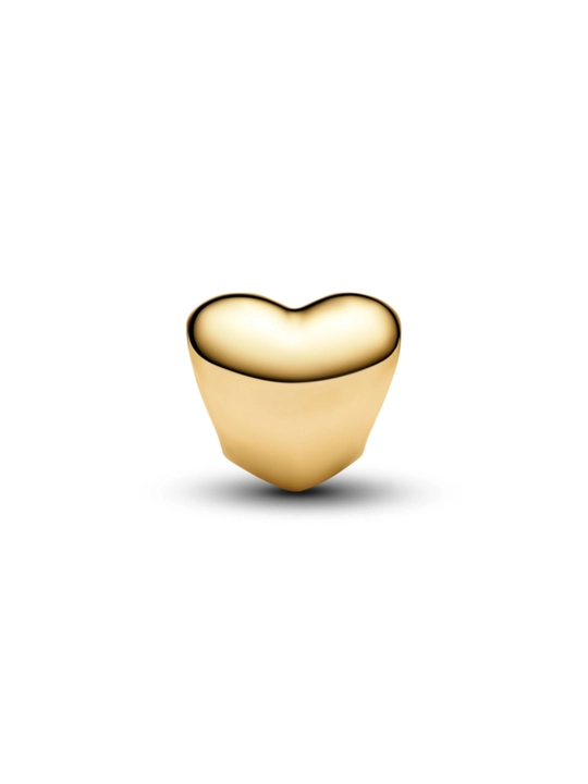 Мини-шарм Pandora «Сердце», позолота 14K, 763998C00