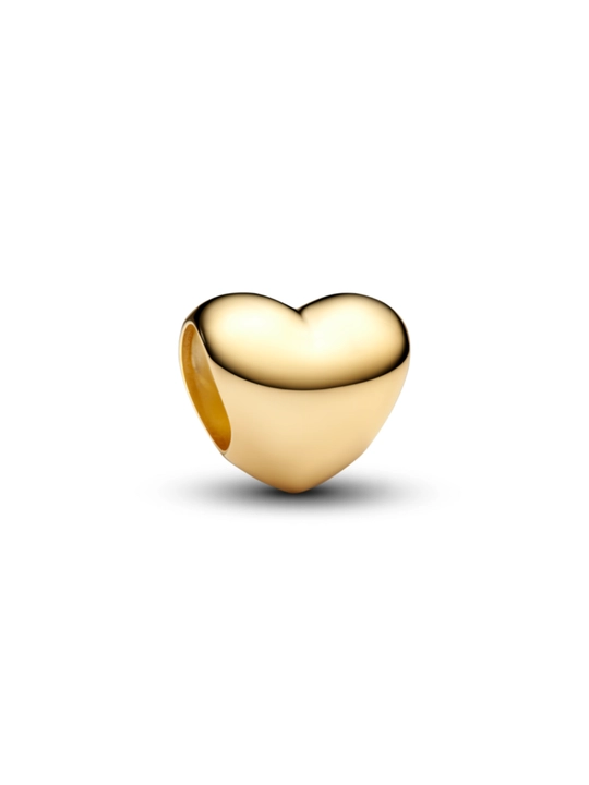 Мини-шарм Pandora «Сердце», позолота 14K, 763998C00