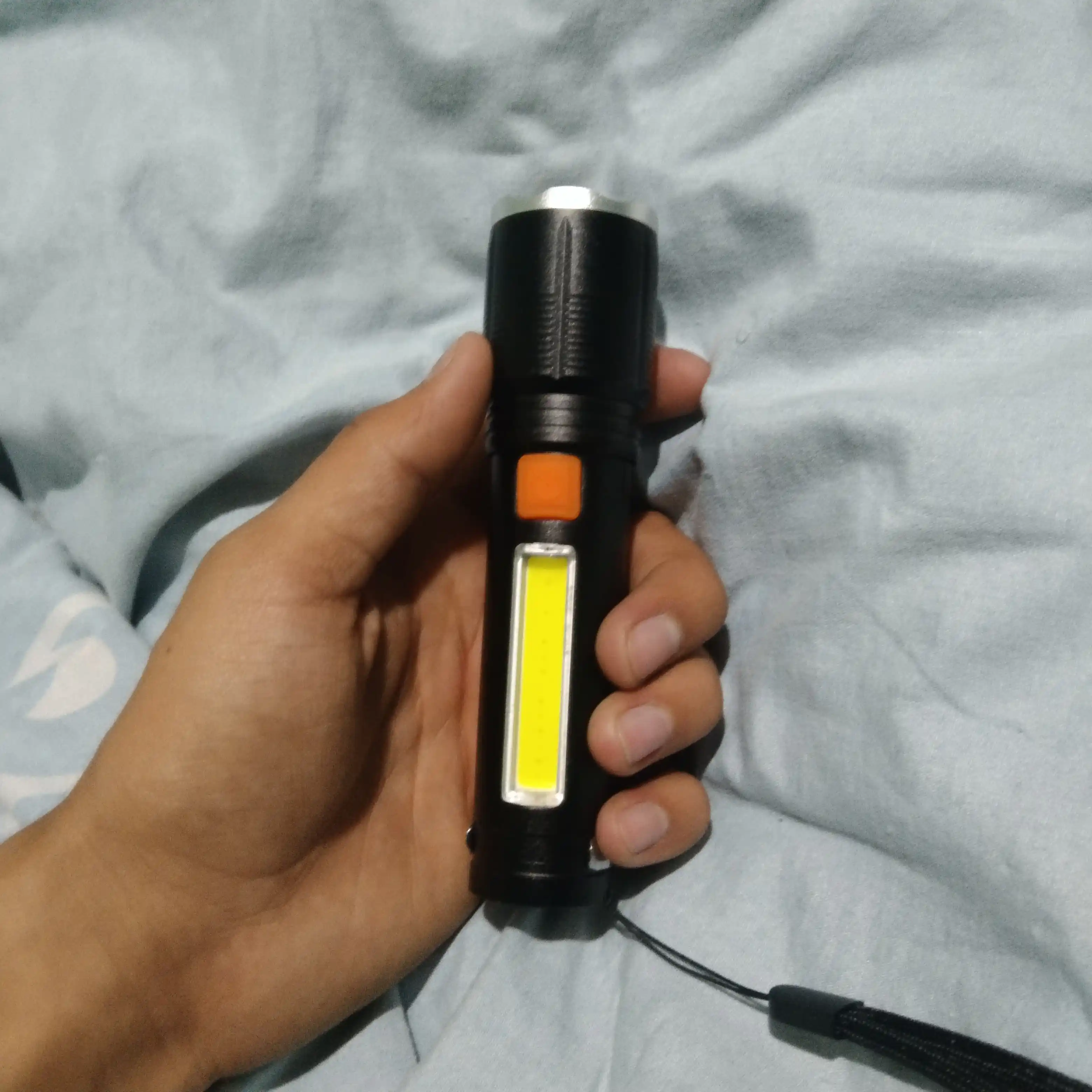 Mini LED fonar BX-P12 — suvga chidamli, taktik, sayohat va baliq ovlash uchun mos