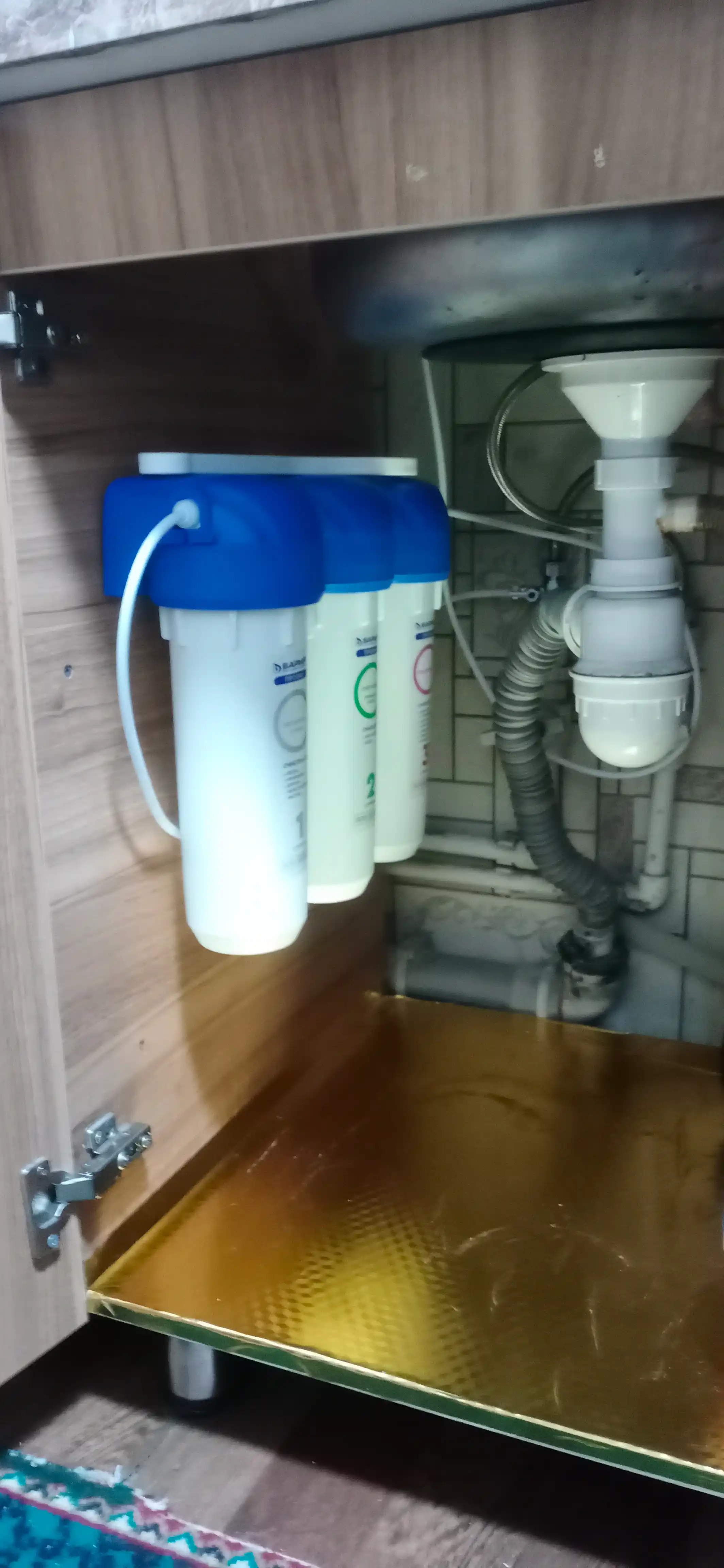Фильтр для воды от накипи и жесткой воды, с краном Барьер Профи, 3 ступени