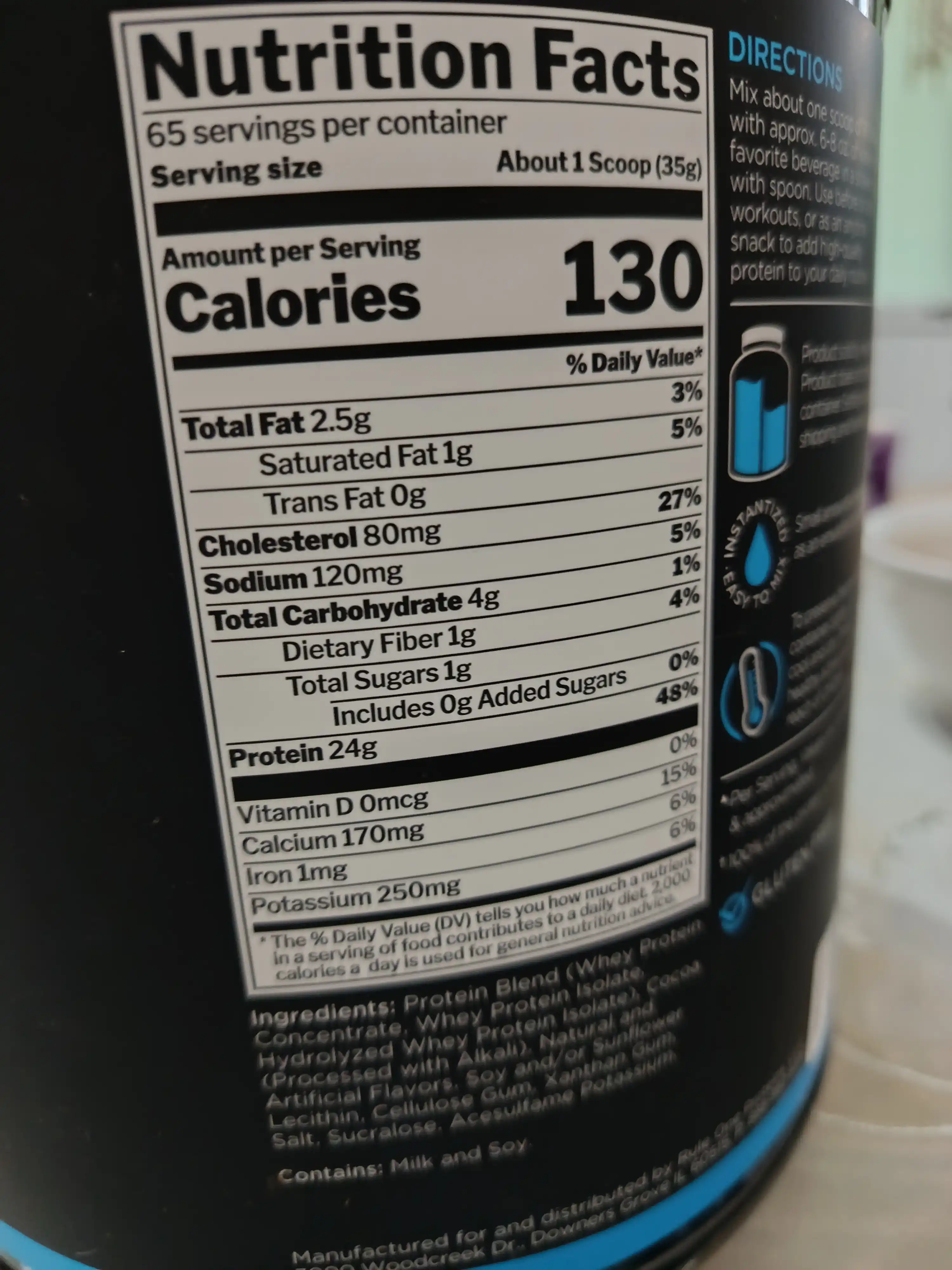 RULE1 WHEY blend 2.3 kg protien Amerika