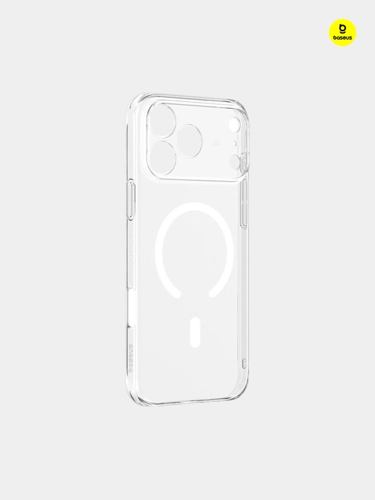 Чехол для iPhone 17 Pro Max Crystal Slim с магнитным покрытием, прозрачный