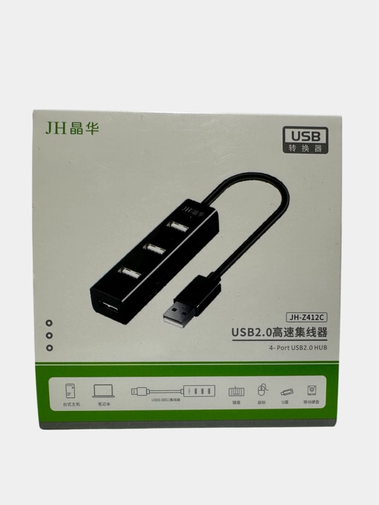 USB HUB 3.0, 2.0 Jinghua Type-A, 4 порта, длина кабеля 1 метр