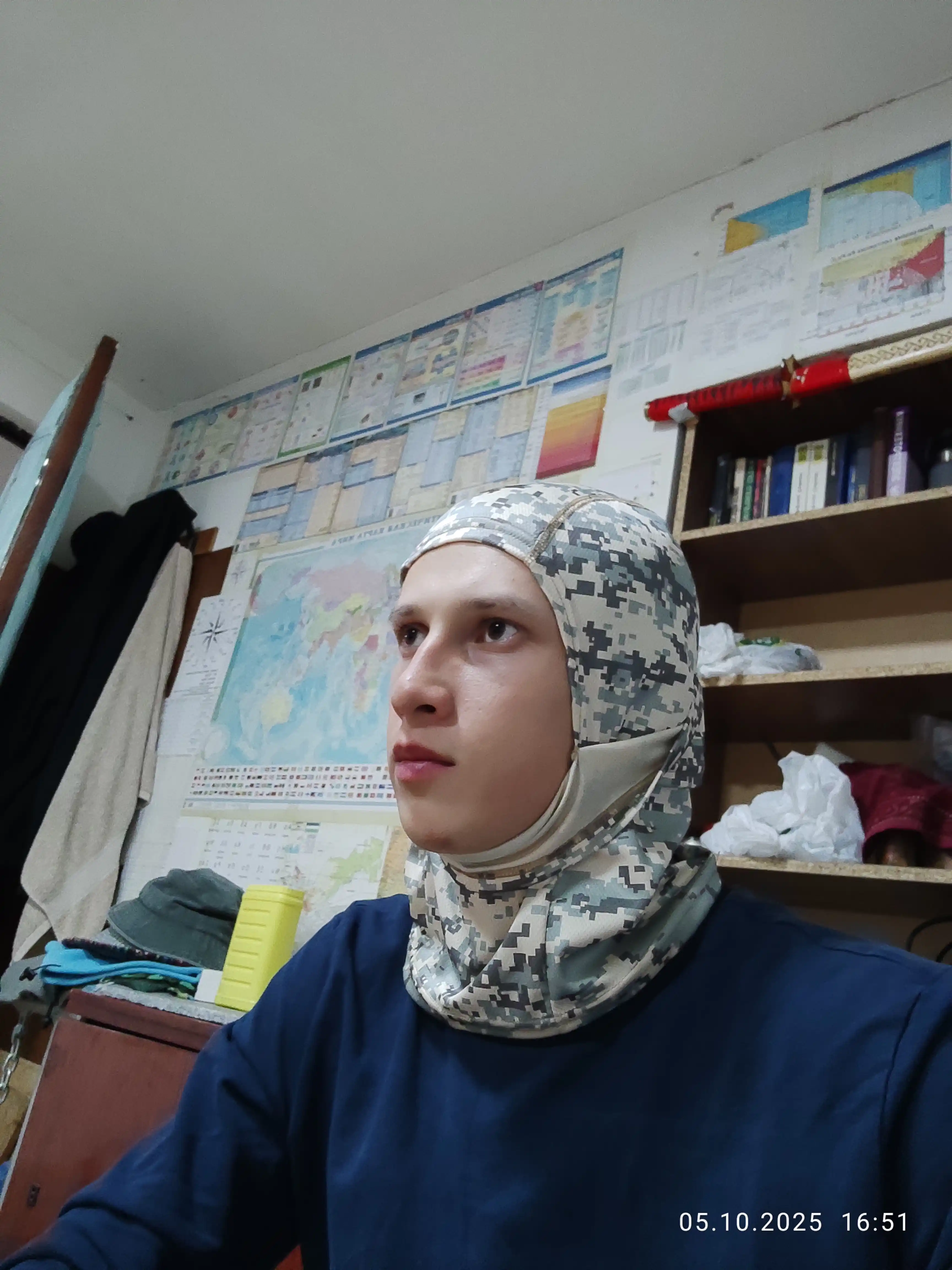 Yuz va boshni himoya qilish uchun qora niqob, bahor-yoz, mototsikl uchun