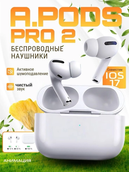 Simsiz quloqchinlar ,Pods pro 2,IOS va Android uchun,shovqinni bekor qilish - 