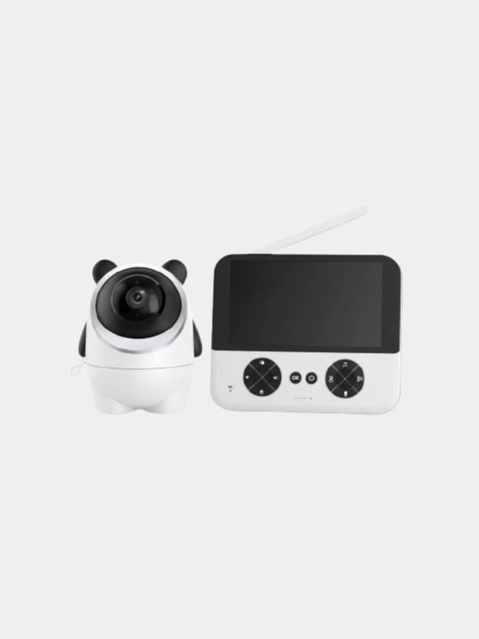 5 dyuymli aylanuvchi monitor va tungi ko'rish rejimiga ega simsiz chaqaloq monitori - 