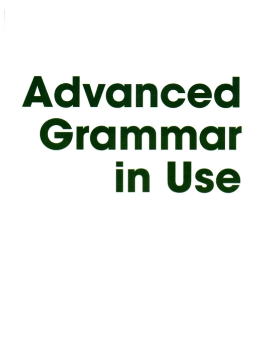Kitob Advanced Grammar in Use with answers — Martin Hewings, 3rd va 4th Edition, C1–C2