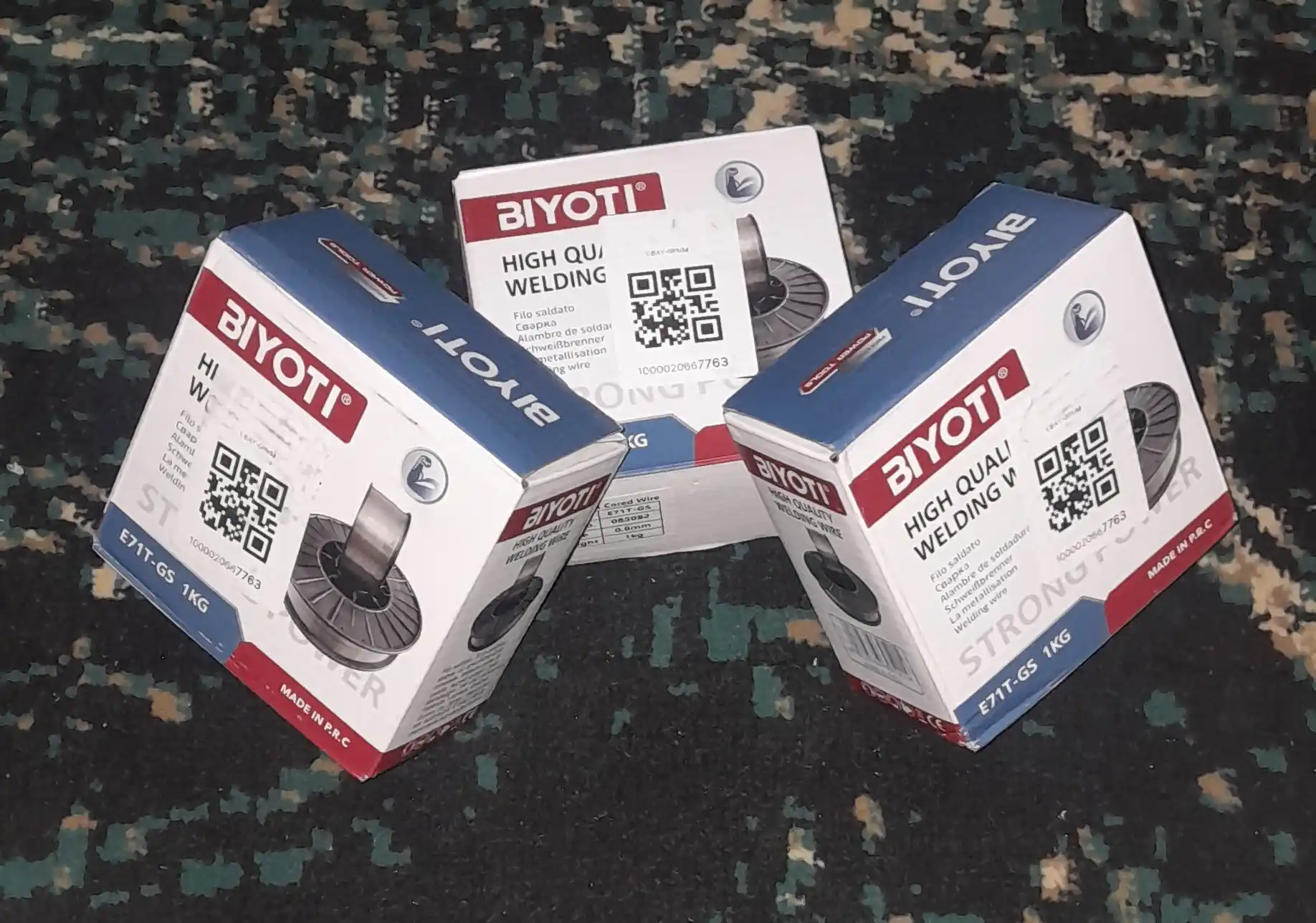 Payvandlash uchun kukunli sim, 1 kg, 0.8 mm, ART 166003
