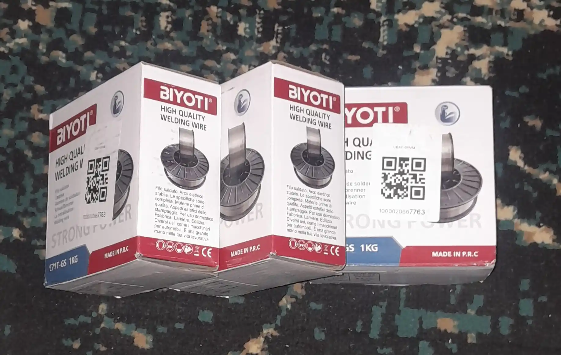 Payvandlash uchun kukunli sim, 1 kg, 0.8 mm, ART 166003