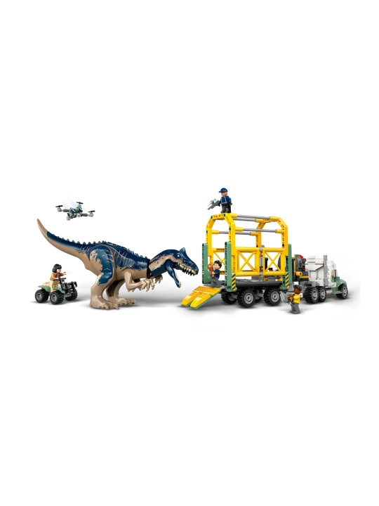 Конструктор LEGO Jurassic World 76966 Миссии динозавров: грузовик для перевозки аллозавров