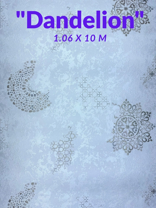 Обои Dandelion, 1, 06x10 м, моющийся, хорошего качества, прочный, настенный декор, влагостойкий