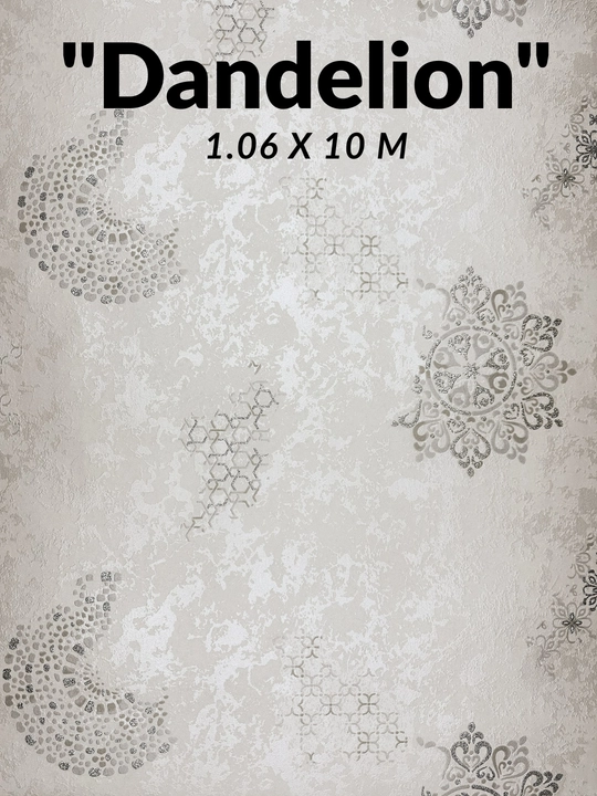 Обои Dandelion, 1, 06x10 м, моющийся, хорошего качества, прочный, настенный декор, влагостойкий