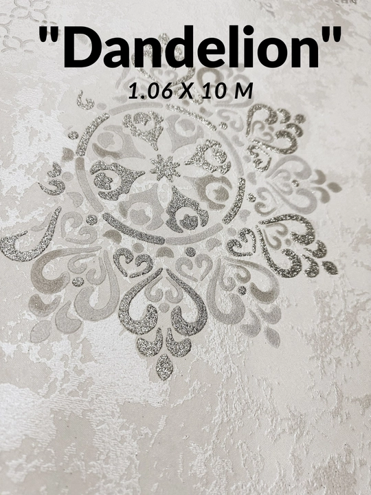 Обои Dandelion, 1, 06x10 м, моющийся, хорошего качества, прочный, настенный декор, влагостойкий