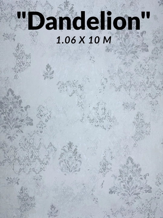Обои Dandelion, 1, 06x10 м, моющийся, хорошего качества, прочный, настенный декор, влагостойкий
