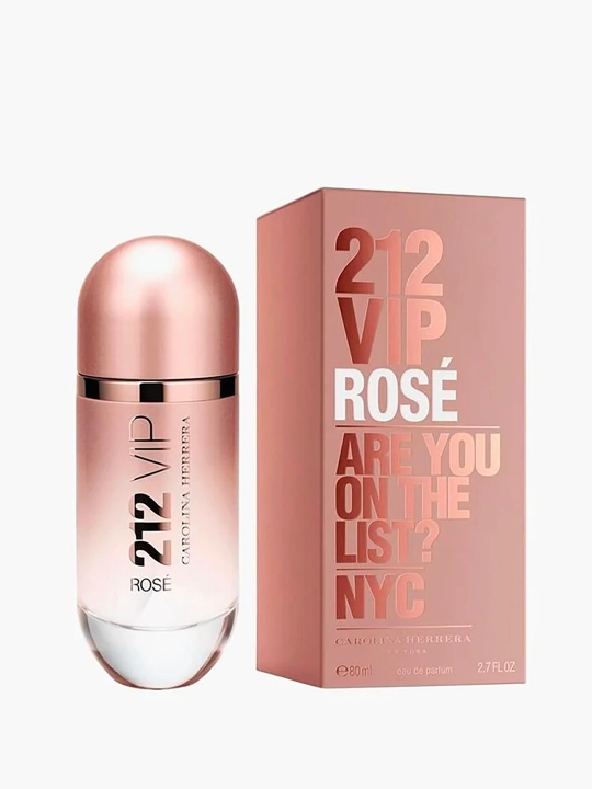 Carolina Herrera 212 VIP ROSE, Eau de Parfum, 80мл для женщин, цветочный аромат, Испания - 