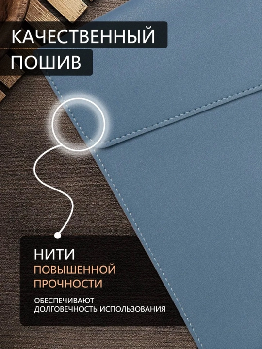 Папка из экокожи для тетрадей, книг, документов и ноутбука – формата A4