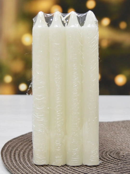 Xo‘jalik sham (4-6 dona, 45 g va 90 g) vosk tayoqchalari 15.5sm, 18sm to'plamda 10 tadan