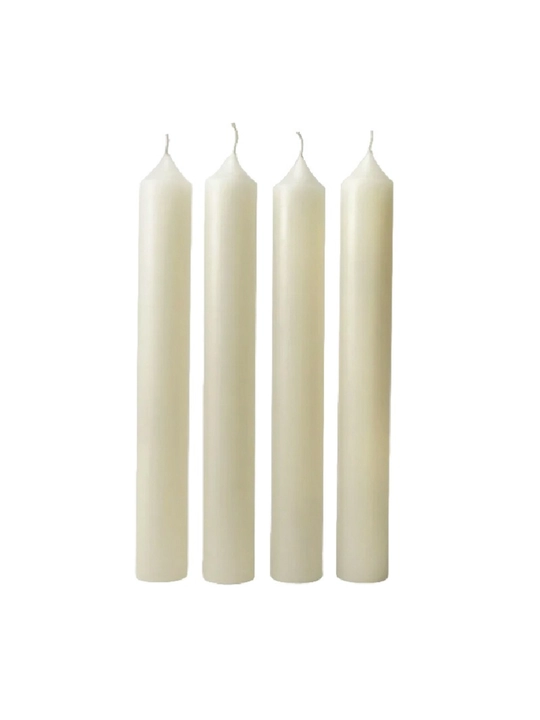 Xo‘jalik sham (4-6 dona, 45 g va 90 g) vosk tayoqchalari 15.5sm, 18sm to'plamda 10 tadan