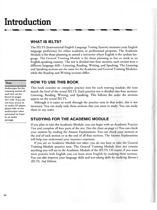 Название: Barron’s IELTS Practice Exams (A5 FORMAT)