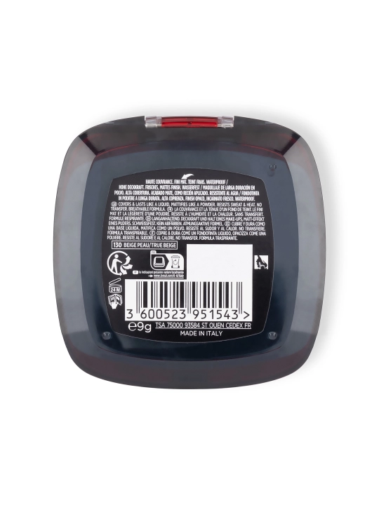 Пудра L’Oréal Paris Infaillible Fresh, оттенок T130, 9 гр