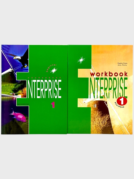 Enterprise 1 beginner Coursebook+Workbook Virgina Evans - 