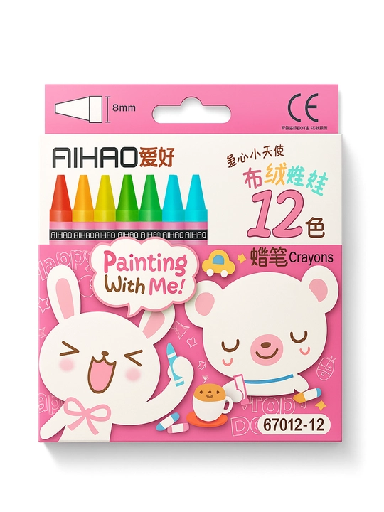 Bo‘yoqli mellar AIHAO 67012-12, 12 rang - 
