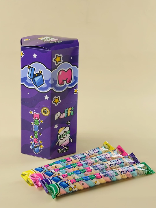 Puffi Magic 20х20g Воздушные Маршмеллоу с фруктовым вкусом из натуральных ингредиентов