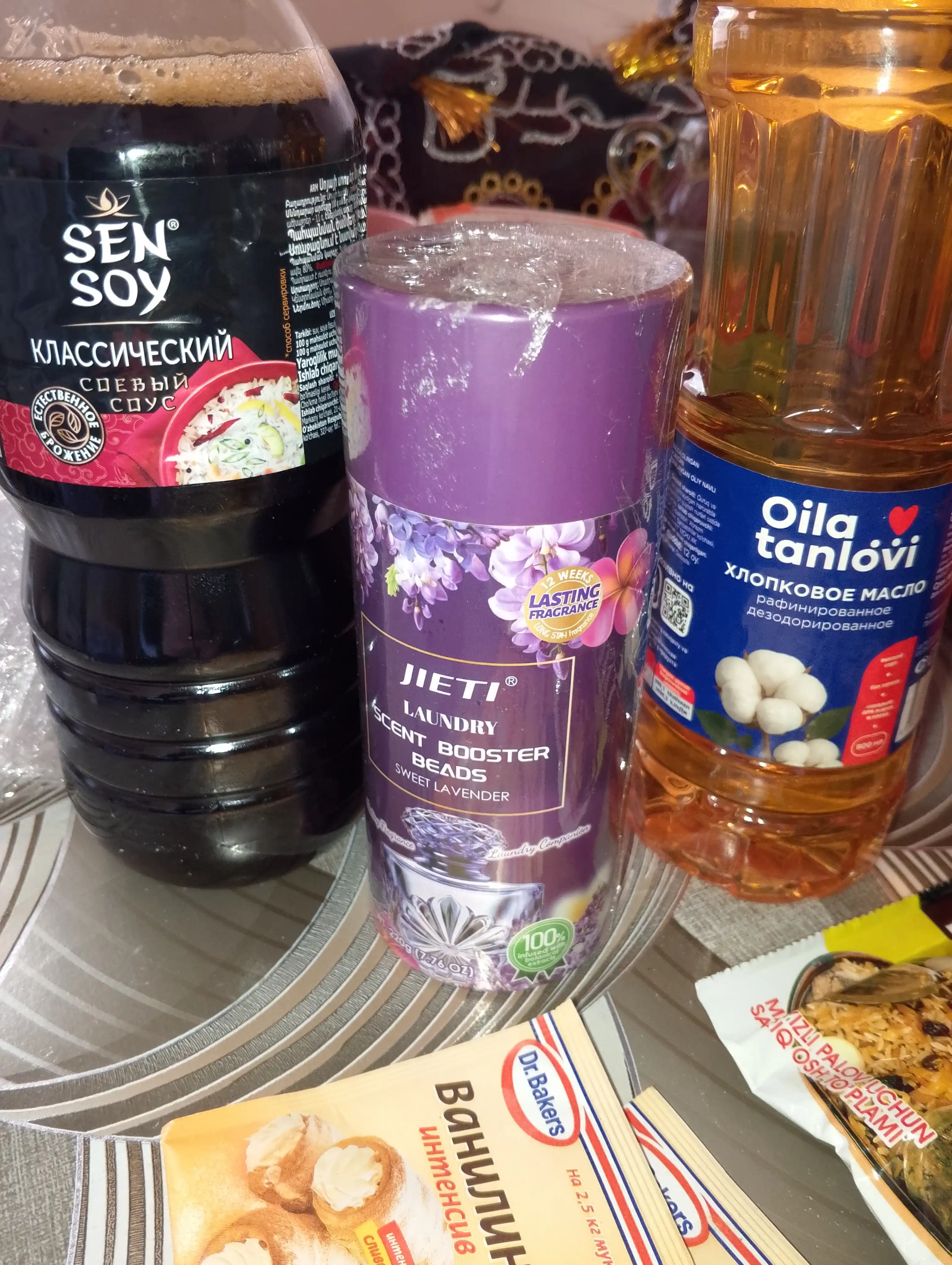 Kir yuvish aromatik granulalari Jieti, kiyimlarni yuvish uchun, 220 g