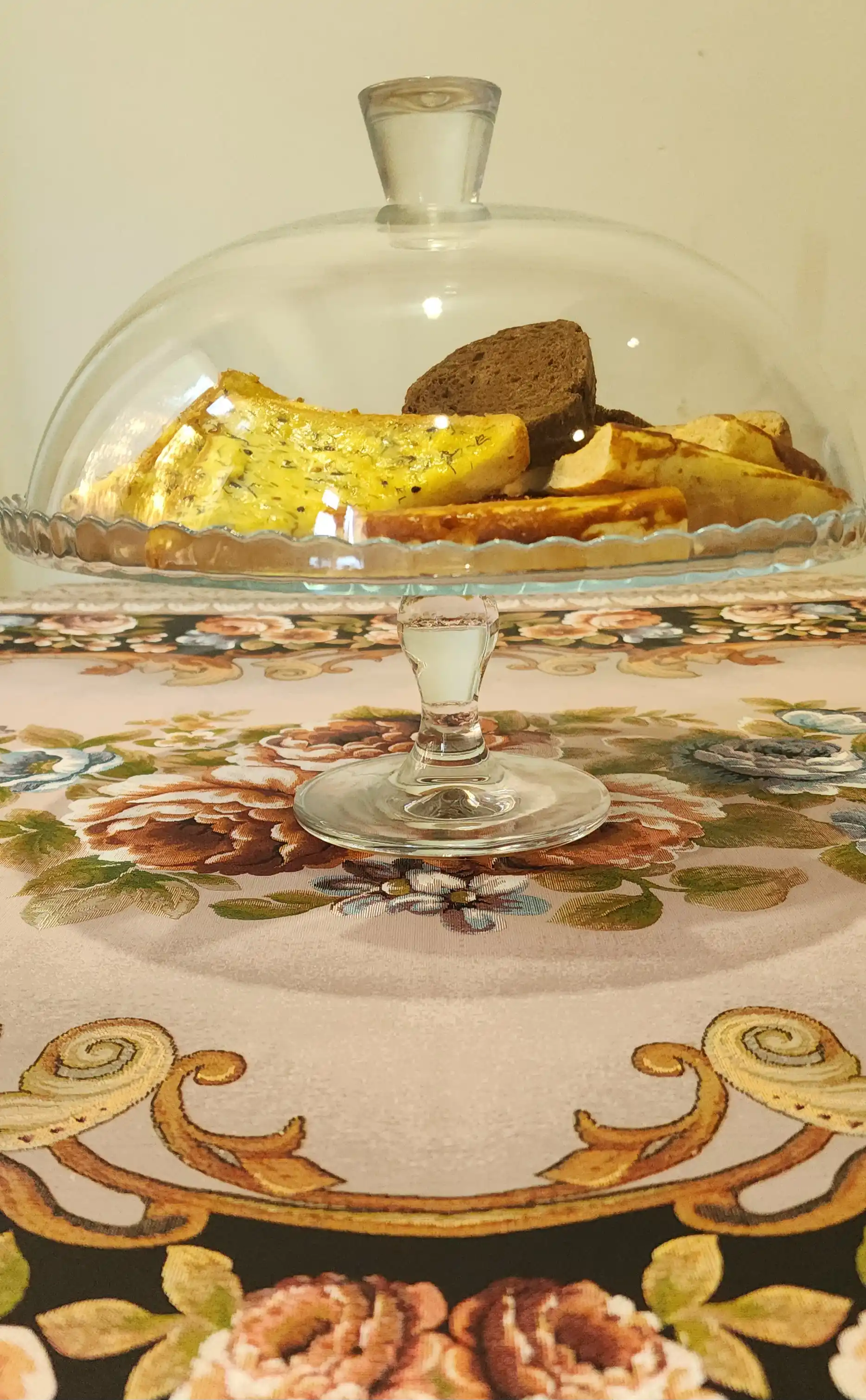 Тортница с крышкой Pasabahce Patisserie, стеклянная подставка для торта с крышкой, 1 шт