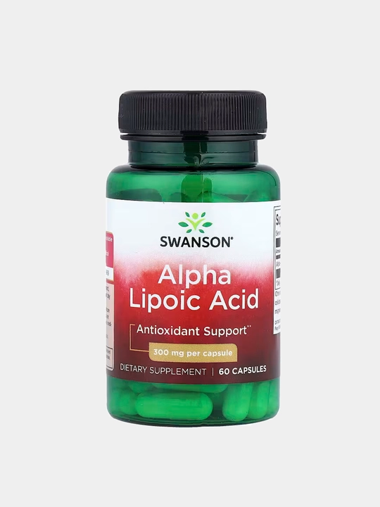 Swanson Alfa lipoik kislotasi, 300 mg, kapsulalarda