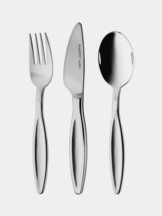 BergHOFF Essentials Dasturxon Anjomlari Toʻplami 3 dona, kumushrang