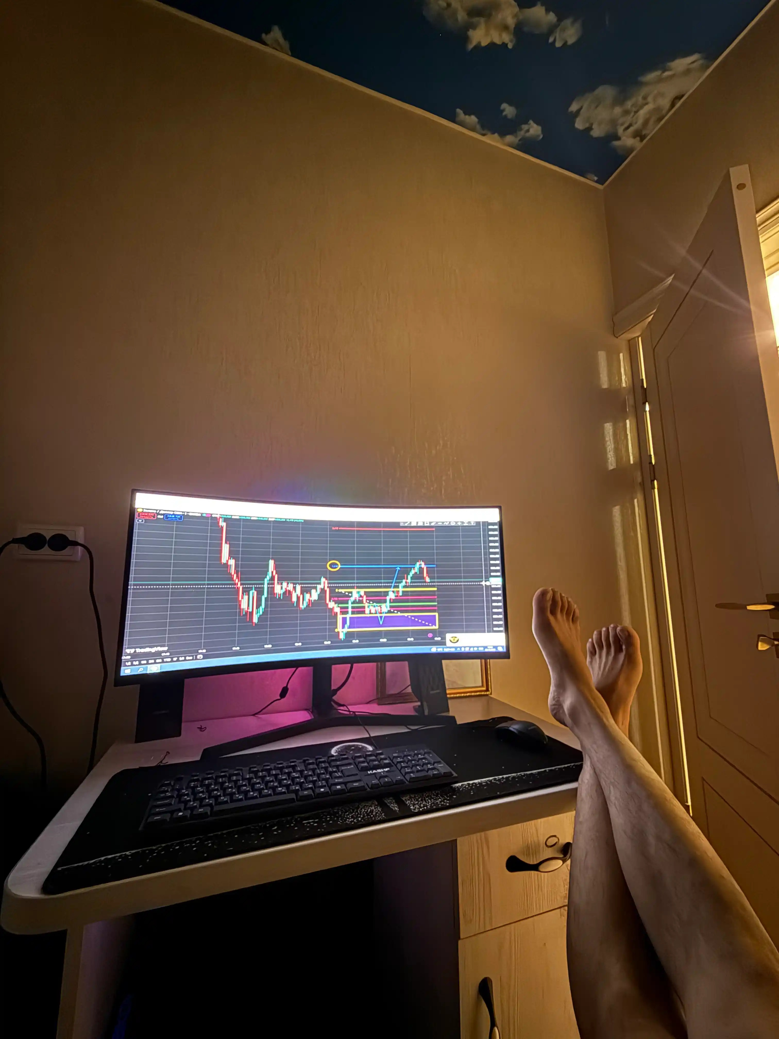 Игровой монитор ZIFFLER Curved 34GM1000-34" 3K WQHD,панель VA с подставкой RGB,165Гц,R1000