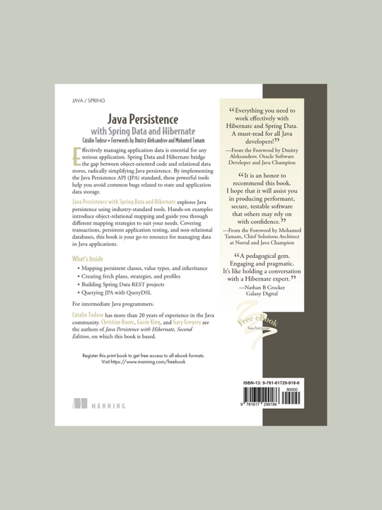 Java Persistence with Spring Data and Hibernate, Laurentiu Spilca