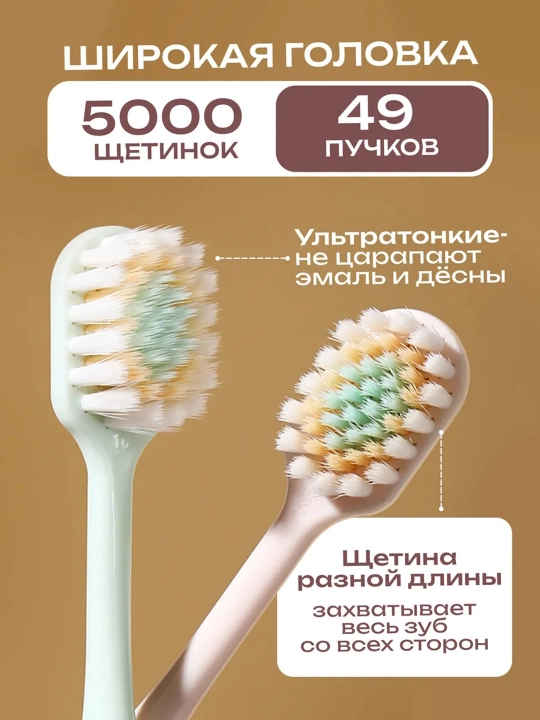 Зубные щётки для взрослых и детей