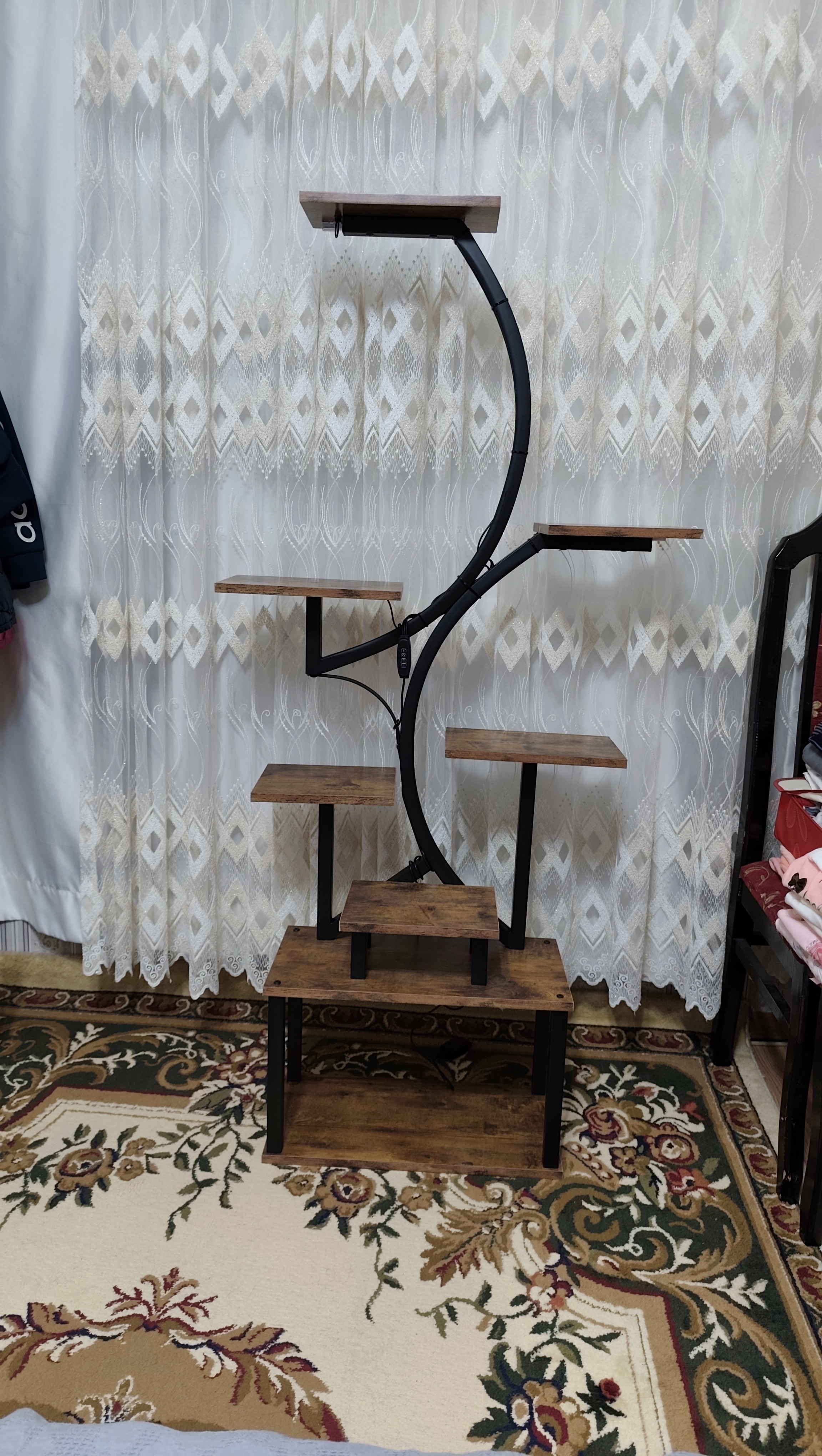 Подставка для цветов многоярусная, полка для растений и декора, стойка для дома, стеллаж