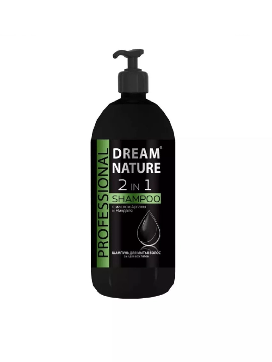 Шампунь, 1000 мл, с маслом Арганы и Миндаля, Dream Nature PROFESSIONAL