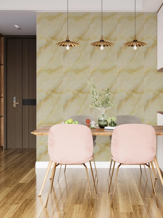 Har qanday xonadagi devorlar uchun 3D PVX panellar, namlikka chidamli, 300 x 600 mm