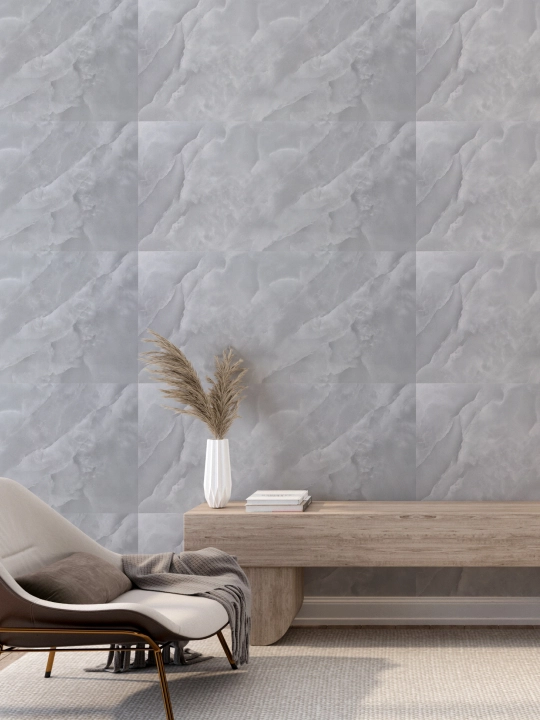 Har qanday xonadagi devorlar uchun 3D PVX panellar, namlikka chidamli, 300 x 600 mm
