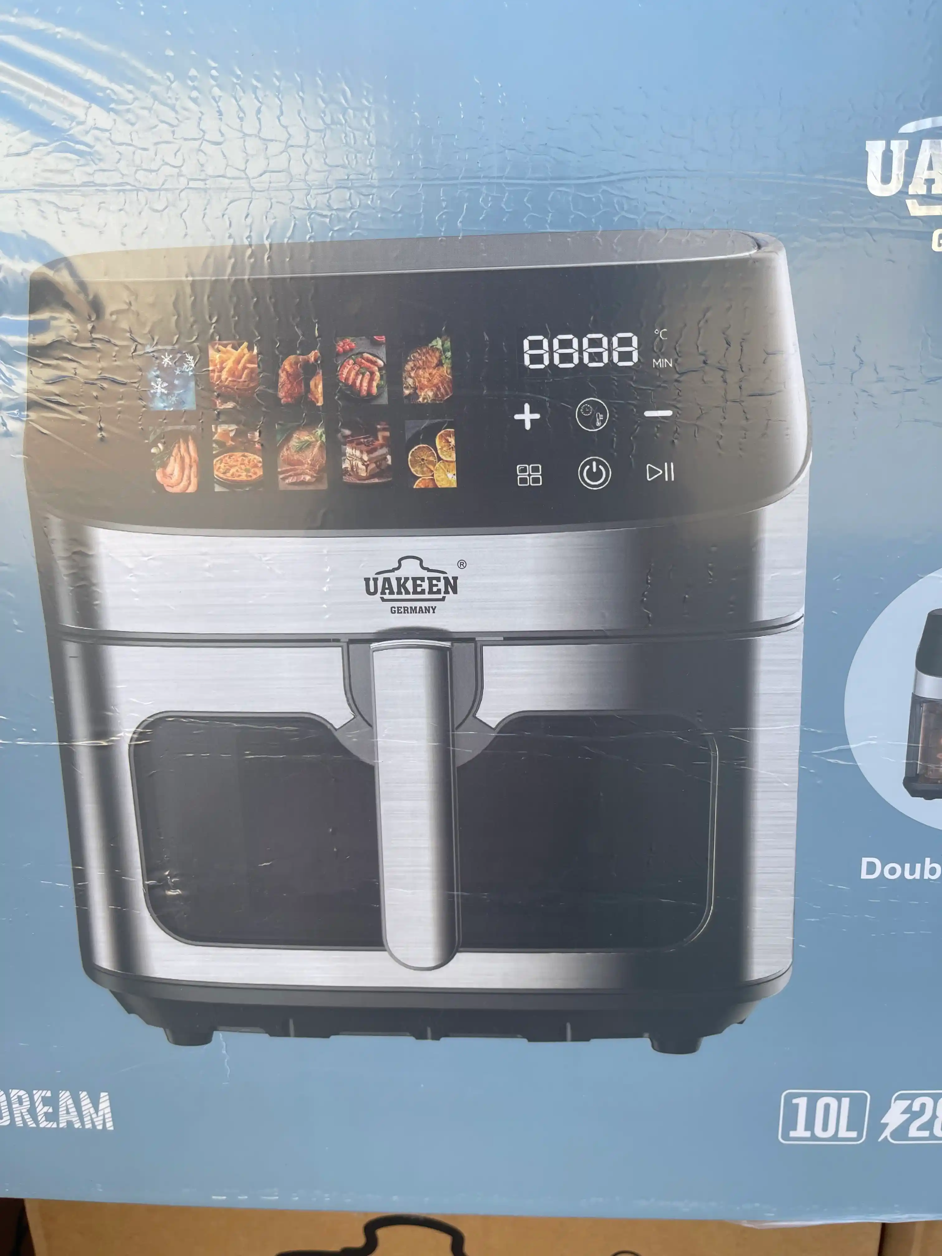 Elektr aerogril, 10 ta 1 da, yog‘siz pishirish uchun qovurgich, 12 l, 10 l, 8 l, aerogril