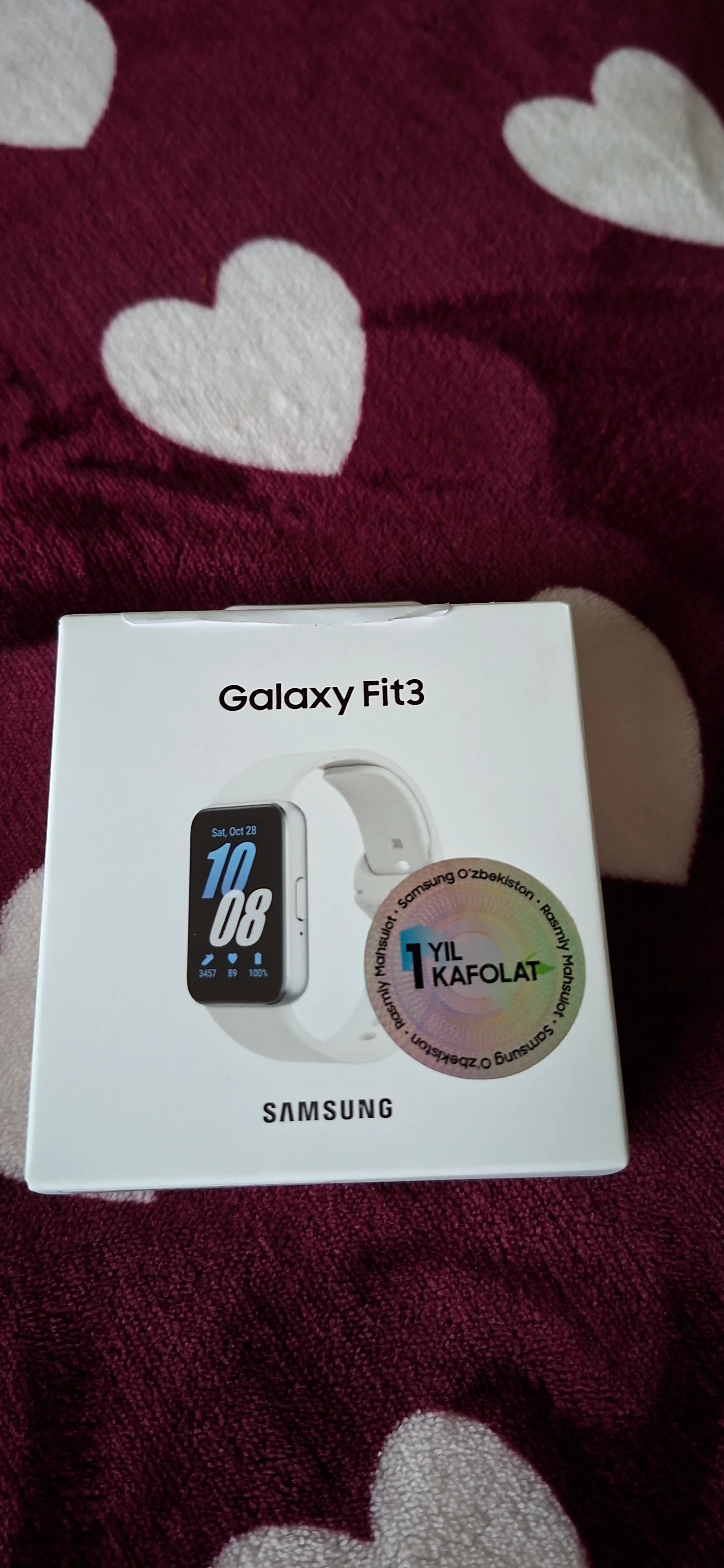 Фитнес браслет Samsung Galaxy Fit 3, 1.6" AMOLED дисплей