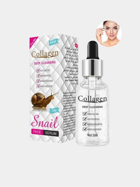 Collagen snail база под макияж с коллагеном для лица, основа для макияжа, омолаживающая 30