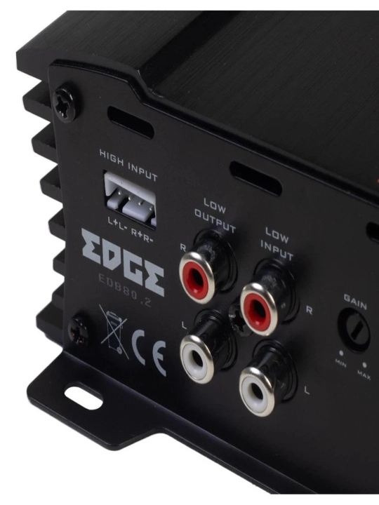 EDGE EDB80.2Lite-E2 avtomobil kuchaytirgichi