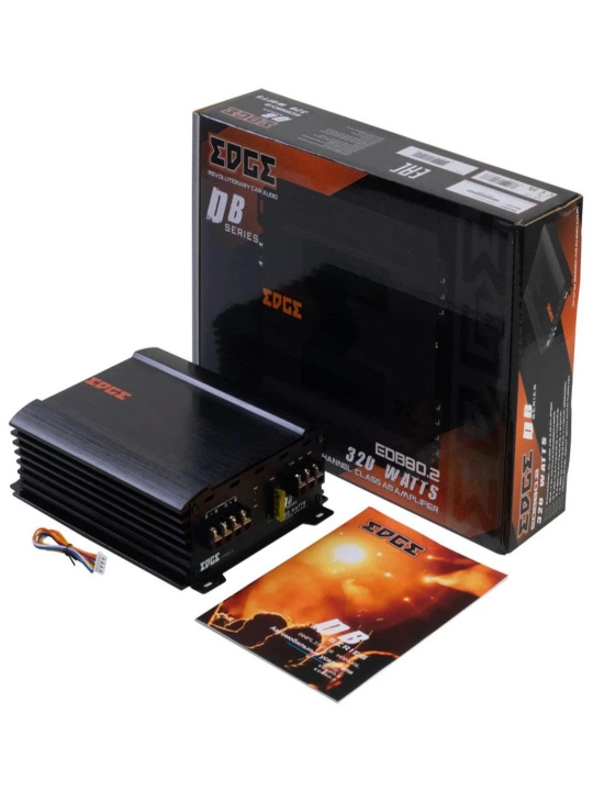EDGE EDB80.2Lite-E2 avtomobil kuchaytirgichi